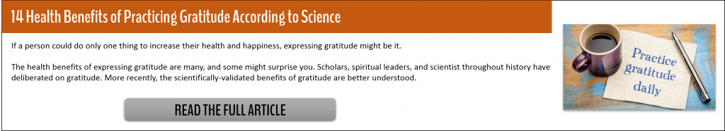 14 Health Benefits of Practicing Gratitude