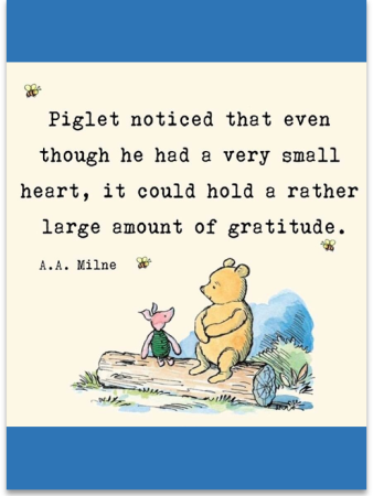 Pooh gratitude