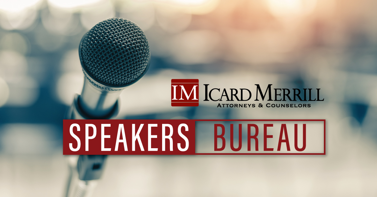 Speakers Bureau Icard Merrill