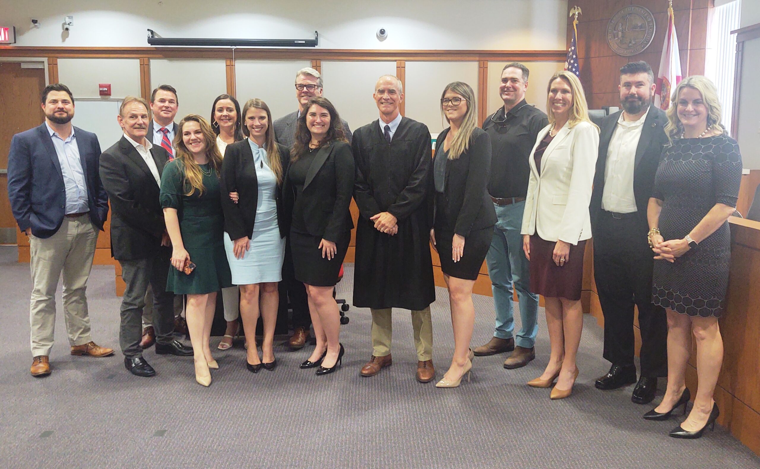 Macaire and Meghan swearing in 